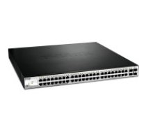 D-Link DGS-1210-52MP Vadīts L2 Gigabit Ethernet (10/100/1000) Power over Ethernet (PoE) Melns, Pelēks
