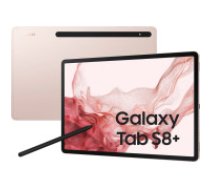 Samsung Galaxy Tab S8+ 5G SM-X806B LTE 128 GB 31,5 cm (12.4") Qualcomm Snapdragon 8 GB Wi-Fi 6 (802.11ax) Android 12 Rozā zelts
