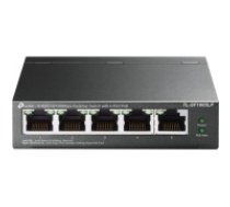 Tp-Link TL-SF1005LP tīkla pārslēgs Nepārvaldīts Fast Ethernet (10/100) Power over Ethernet (PoE) Melns