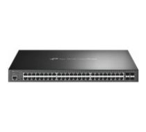Tp-Link Omada SG3452P tīkla pārslēgs Vadīts L2/L3 Gigabit Ethernet (10/100/1000) Power over Ethernet (PoE) 1U Melns