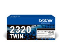 Brother TN-2320TWIN tonera kārtridžs 1 pcs Oriģināls Melns
