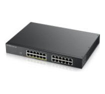 Zyxel Communications A/S Zyxel GS1900-24EP Vadīts L2 Gigabit Ethernet (10/100/1000) Power over Ethernet (PoE) Melns