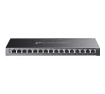 Tp-Link Omada SG2016P tīkla pārslēgs Vadīts L2/L2+ Gigabit Ethernet (10/100/1000) Power over Ethernet (PoE) Melns