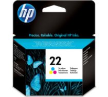 HP 22 Tri-color Original Ink Cartridge