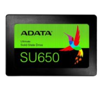 Adata SSD SU650 240GB SATA 3.0 Write speed 450 MBytes/sec Read speed 520 MBytes/sec 2,5" TBW 140 TB MTBF 2000000 hours