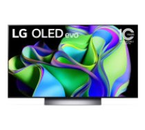 LG OLED48C31LA televizors 121,9 cm (48") 4K Ultra HD Viedtelevizors Wi-Fi Melns