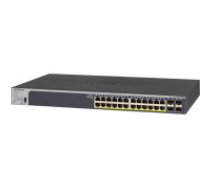 Netgear GS728TPP Vadīts L2/L3/L4 Gigabit Ethernet (10/100/1000) Power over Ethernet (PoE) 1U Melns