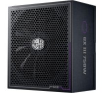Cooler Master Power Supply 750 Watts Efficiency 80 PLUS GOLD PFC Active MTBF 100000 hours