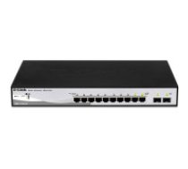 D-Link DGS-1210-10 Vadīts L2 Gigabit Ethernet (10/100/1000) 1U Melns, Pelēks