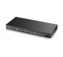 Zyxel Communications A/S Zyxel GS1900-48-EU0102F tīkla pārslēgs L2 Gigabit Ethernet (10/100/1000) Melns