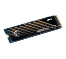 MSI SSD SPATIUM M450 1TB M.2 PCIe Gen4 NVMe 3D NAND Write speed 3000 MBytes/sec Read speed 3600 MBytes/sec 2.15mm TBW 600 TB MTBF 1500000 hours
