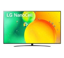 LG NanoCell 65NANO763QA televizors 165,1 cm (65") 4K Ultra HD Viedtelevizors Wi-Fi Melns