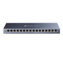 Tp-Link TL-SG116 Nepārvaldīts Gigabit Ethernet (10/100/1000) Melns