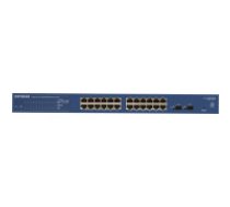 Netgear ProSAFE GS724Tv4 Vadīts L3 Gigabit Ethernet (10/100/1000) Zils