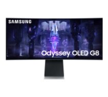 Samsung Odyssey Neo G8 S34BG850SU monitori 86,4 cm (34") 3440 x 1440 pikseļi UltraWide Quad HD OLED Sudrabs