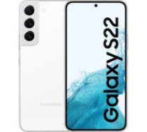 Samsung Galaxy S22 SM-S901B 15,5 cm (6.1") Divas SIM kartes Android 12 5G USB Veids-C 8 GB 128 GB 3700 mAh Balts