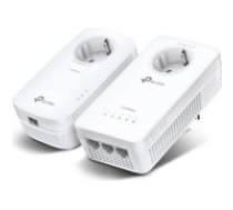 Tp-Link TL-WPA8631P KIT tīkla adapteris PowerLine 300 Mbit/s Ethernet/LAN savienojums Wi-Fi Balts 2 pcs