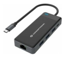 Conceptronic 7-Port USB-C Hub Conceptronic 110518107101 Melns Pelēks 100 W (1 gb.)