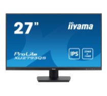 Iiyama ProLite XU2793QS-B6 monitori 68,6 cm (27") 2560 x 1440 pikseļi 2K Ultra HD LED Melns