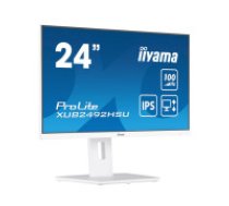 Iiyama XUB2492HSU-W6 monitori 60,5 cm (23.8") 1920 x 1080 pikseļi Full HD LED Balts
