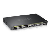 Zyxel Communications A/S Zyxel GS2220-50HP-EU0101F tīkla pārslēgs Vadīts L2 Gigabit Ethernet (10/100/1000) Power over Ethernet (PoE) Melns