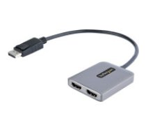 Startech Display Porta uz HDMI Adapteris Startech MST14DP122HD Pelēks 4K Melns Melns/Pelēks