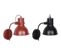 Dkd Home Decor sienas Lampa DKD Home Decor 15 x 20 x 28 cm 16,5 x 26 x 28 cm Sarkans Melns Metāls 220 V 50 W Loft (2 gb.)