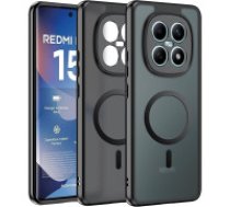 Effcotuo magnētiskais maciņš Xiaomi Redmi Note 15 5G, caurspīdīgs matēts