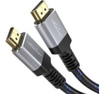KabelDirekt 4K HDMI kabelis, 12,5 m - 4K@60Hz, līdz 18 Gbps un Ultra HD/4K, ātrgaitas Ethernet, Blu-ray/PS5/Xbox Series X/Switch