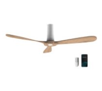 Cecotec EnergySilence Aero 5500 White Aqua griestu ventilators ar tālvadības pulti un Wi-Fi, 40 W, IP44