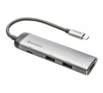 Verbatim USB-C Multiport Hub — USB 3.0, HDMI, 4K