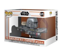 Funko Pop! Deluxe Star Wars Mandalorian 9 - the Mandalorian in N-1 Starfighter #670
