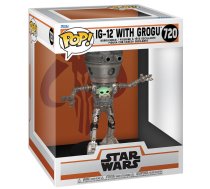 Funko Pop! Deluxe Star Wars The Mandalorian - IG-12 with Grogu #720