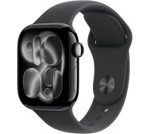Apple Watch Series 11 42mm Jet Black/Black Sport S/M MEQT4