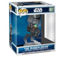 Funko Pop! Deluxe Star Wars Mandalorian & Grogu The Mandalorian with Grogu in Imperial Remnant AT-RT #837