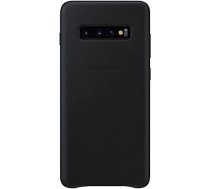 Samsung Galaxy S10 Plus - Leather Cover - Black