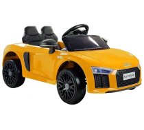 Elektriskā sporta automašīna bērniem Audi R8 Spyder Yellow 5902808151548