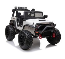 Divvietīgs bērnu elektromobilis Jeep JC666 White 5908275994435