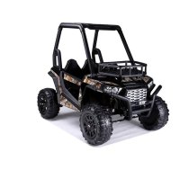 Divvietīgs bērnu elektromobilis Bagijs Jeep JS360-1 Black 5903802450101