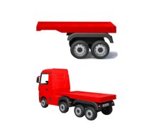 Bērnu elektriskā smagā mašīna ar puspiekabi HL358 Mercedes Actros Red 5903802452990