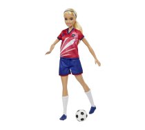 Barbie Soccer Blonde lelle HCN17 0194735015238