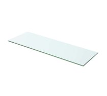 Sienas Plaukts, Panelis, 60X15 Cm, Caurspīdīgs Stikls Vidaxl 8718475527022