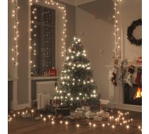Lampiņu Virtene, 400 Led, 40 M, 8 Gaismas Efekti, Silti Balta Vidaxl 8718475594796