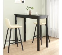Bāra Galds, 115X55X107 Cm, Melns Mdf Vidaxl 8718475845683