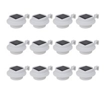 Āra Solārās Lampas, 12 Gab., Led, Baltas Vidaxl 8719883695839
