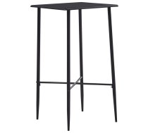 Bāra Galds, Melns, 60X60X111 Cm, Mdf Vidaxl 8719883746463