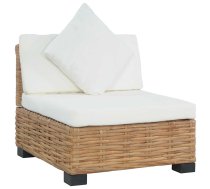 Dīvāns Ar Matračiem, Bez Roku Balstiem, Dabīga Rotangpalma Vidaxl 8719883760438