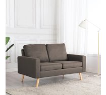 Divvietīgs Dīvāns, Pelēkbrūns Audums Vidaxl 8719883892702
