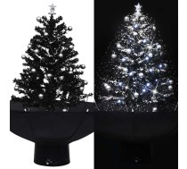 Mākslīgā Ziemassvētku Egle Ar Pamatni, Melna, 75 Cm, Pvc Vidaxl 8719883994895