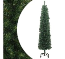 Mākslīgā Ziemassvētku Egle Ar Statīvu, Šaura, Zaļa, 210 Cm, Pvc Vidaxl 8720286011508